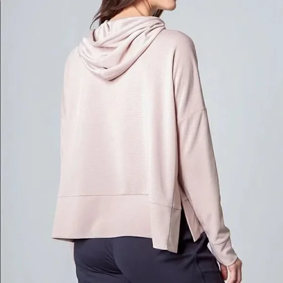 MONDETTA RIBBED Ladies HOODIE PULLOVER - Picture 6 of 11